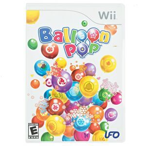 Balloon Pop Nintendo Wii Kids Puzzle Game Free Fast Shipping